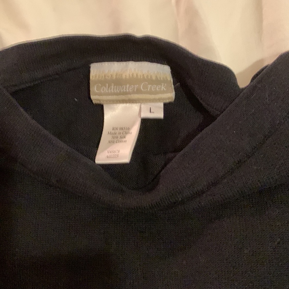 70% silk 30 % cotton sweater - Picture 4 of 5